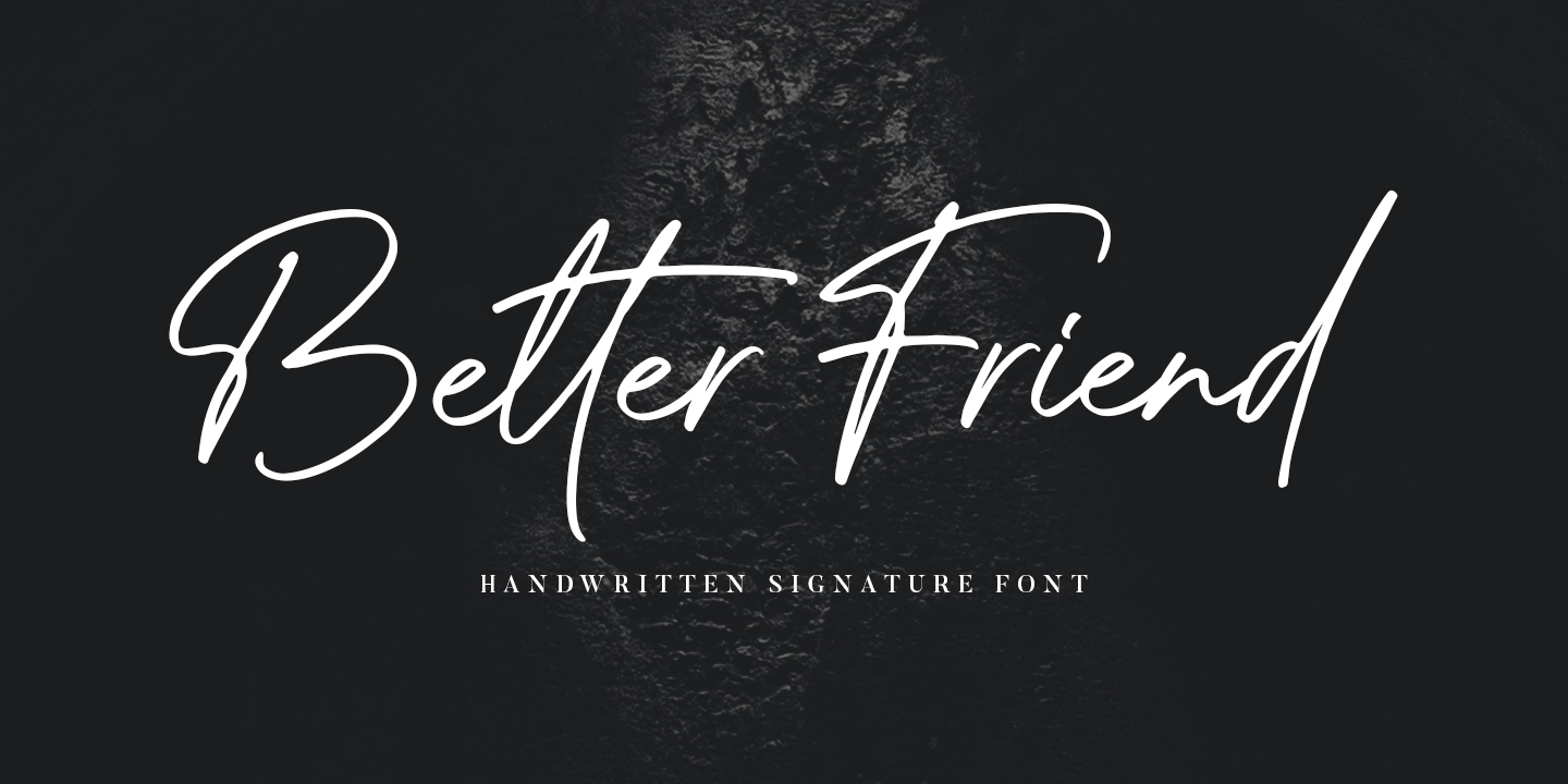 Better Friend Font